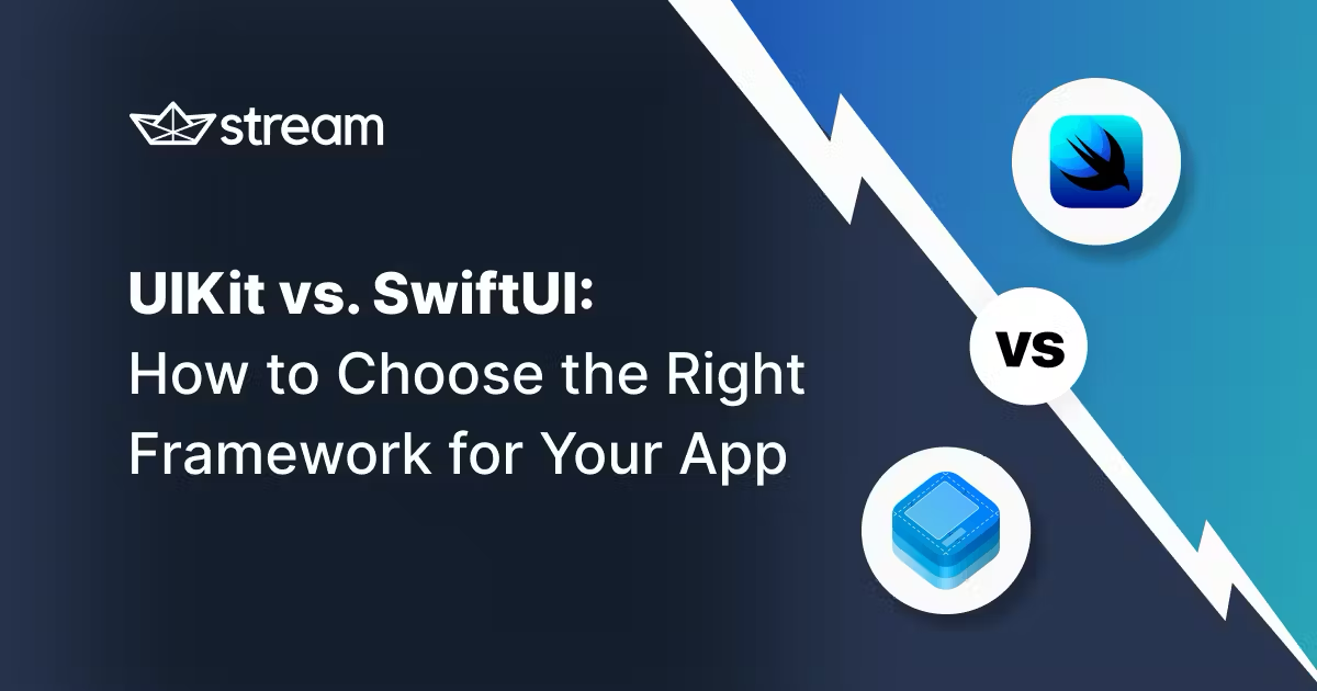 UIKit vs. SwiftUI: How to Choose the Right Framework for Your App: Learn about the differences between UIKit and SwiftUI so you can pick the right framework for your next chat application or project.