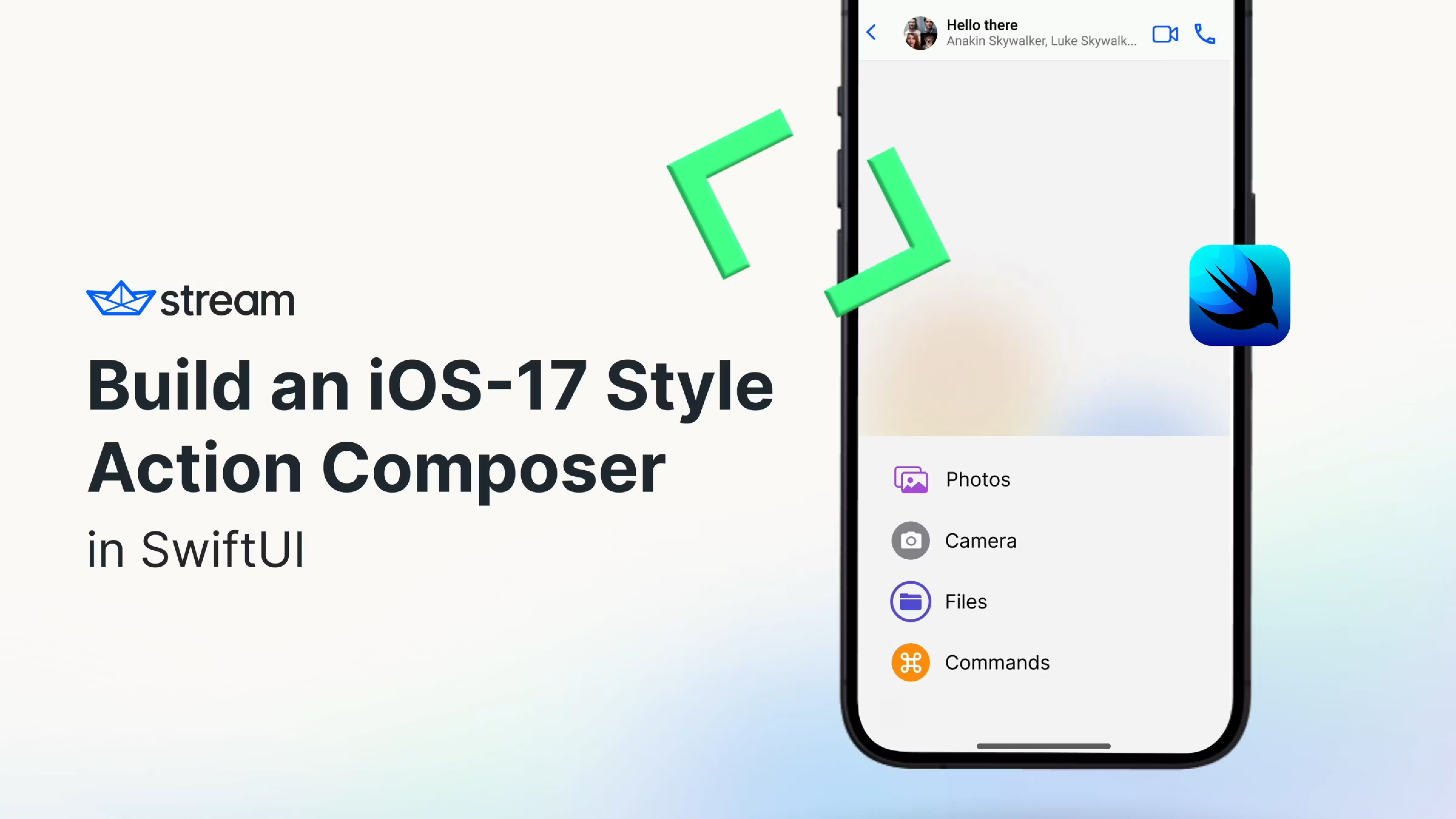 Build an iOS 17-Style Action Composer in SwiftUI: Learn to build an iOS 17-style custom composer in SwiftUI on top of the Stream Chat UI Component library.