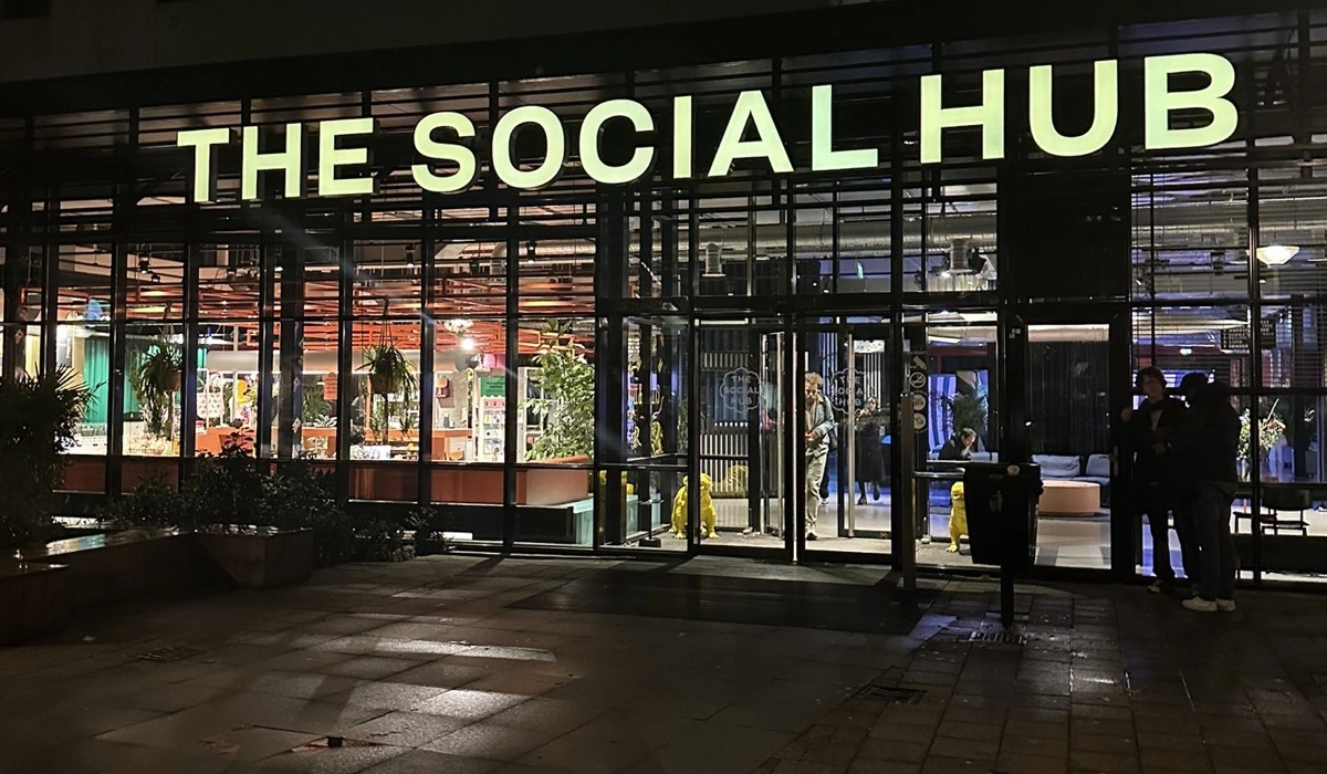 Entrance of The Social Hub